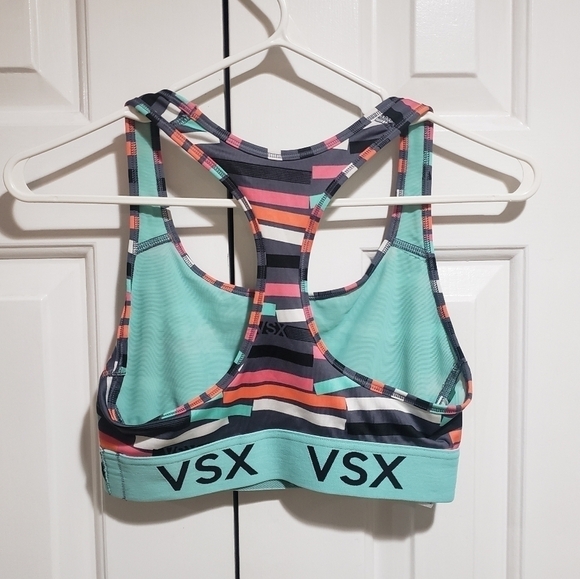 VSX Colorful Lightly Lined Sports Bra Size Small - Picture 2 of 6
